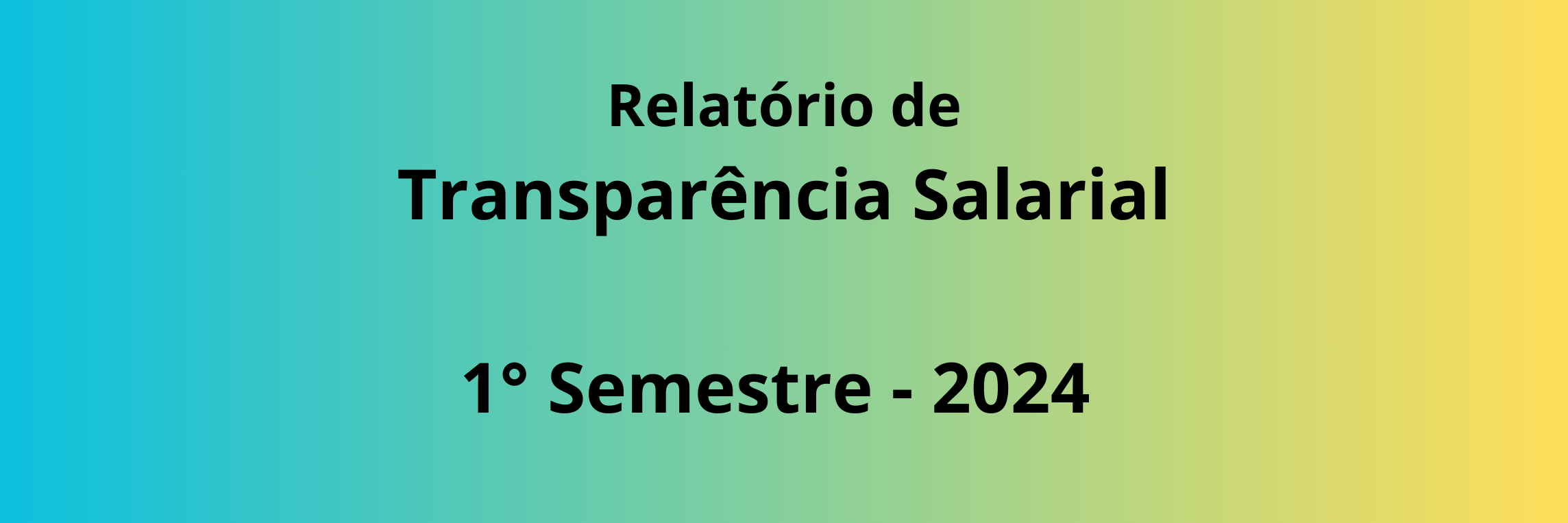 Relatório de Transparência Salarial - Primeiro semestre 2024
