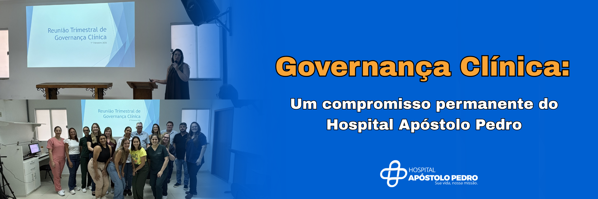 Hospital Apóstolo Pedro realiza reunião trimestral de Governança Clínica